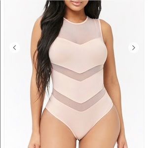 Soft pink forever 21 bodysuit